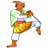 ícone mestre do Nusantara marcial arte png