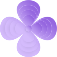 Blume, Element von Blumen- Papier schneiden. Papier Schnitt von Blume gestalten und Frühling Symbol. png