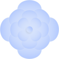 blomma, element av blommig papper skära. papper skära av blomma form och vår symbol. png