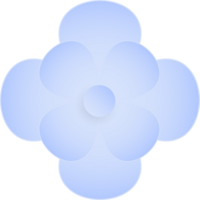 Blume, Element von Blumen- Papier schneiden. Papier Schnitt von Blume gestalten und Frühling Symbol. png