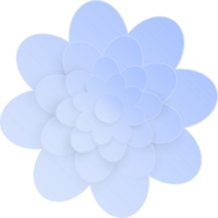 Blume, Element von Blumen- Papier schneiden. Papier Schnitt von Blume gestalten und Frühling Symbol. png