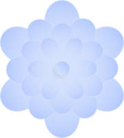 bloem, element van bloemen papier snee. papier besnoeiing van bloem vorm en voorjaar symbool. png