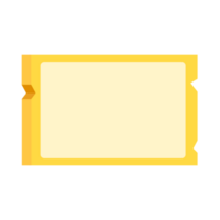 Blank Note Shape png