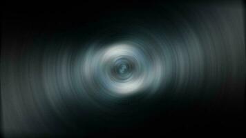 Abstract loop hypnotic blue blurred radial circle ring rotation video