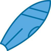 Surfboard Vector Icon Design