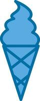 Ice cream cone Vector Icon Design