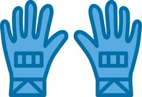 guantes, vector, icono, diseño vector