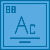 Actinium Vector Icon Design