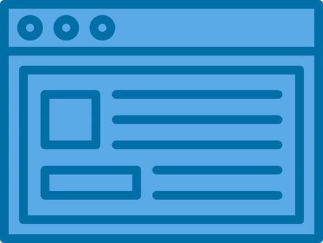 Webpage Vector Icon Design