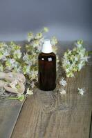 Horse chestnut anti-aging hair toner. photo