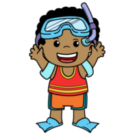 Child Swimming Summer Activity Little Boy png