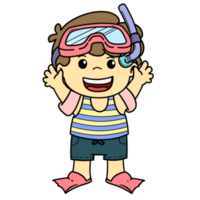 Child Swimming Summer Activity Little Boy png