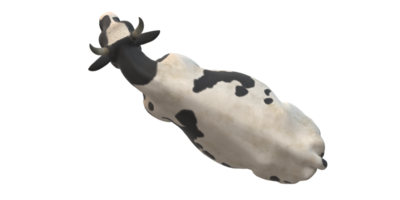 ai génératif vache isolé sur une transparent Contexte png