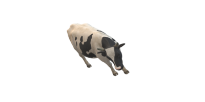 ai génératif vache isolé sur une transparent Contexte png