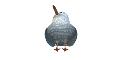 ai génératif mouette isolé sur une transparent Contexte png