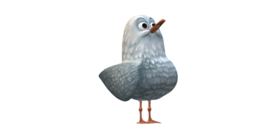 ai génératif mouette isolé sur une transparent Contexte png