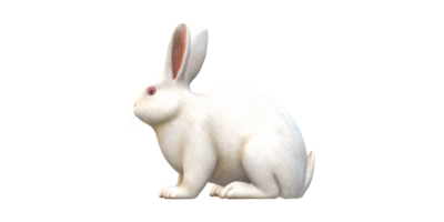 ai generativ Hase isoliert auf ein transparent Hintergrund png