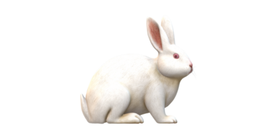 ai generativ Hase isoliert auf ein transparent Hintergrund png