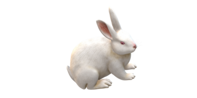 ai generativ Hase isoliert auf ein transparent Hintergrund png