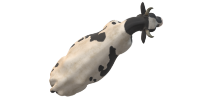 ai génératif vache isolé sur une transparent Contexte png