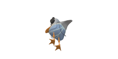 ai génératif mouette isolé sur une transparent Contexte png