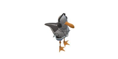 ai génératif mouette isolé sur une transparent Contexte png