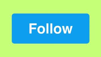 follow button green background video