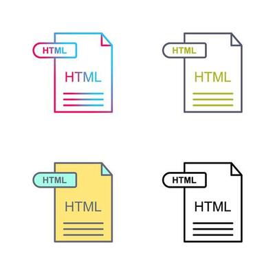HTML Vector Icon