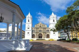 Panama, Panama City historic center Casco Viejo Metropolitan Cathedral Basilica of Santa Maria photo