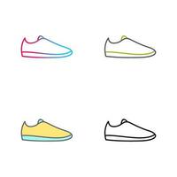 Casual Shoes Vector Icon