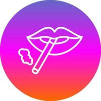 diseño de icono de vector de labios