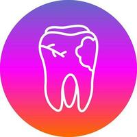 Caries Vector Icon Design