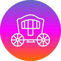 Carriage Vector Icon Design