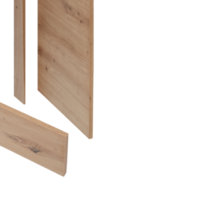 Clásico madera marco cortar afuera, aislado transparente antecedentes png