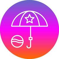 Umbrella Vector Icon Design