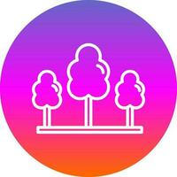 diseño de icono de vector de árbol