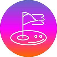 diseño de icono de vector de golf