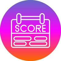 Scoring Vector Icon Design