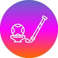 Golf club Vector Icon Design