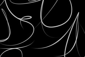 Wavy lines background black and white abstract texture artwork photo