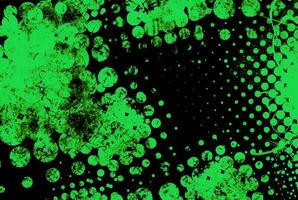 Green halftone texture graffiti background dotted effect pattern art photo