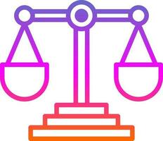 Justice Vector Icon Design