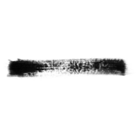 Black brush stroke isolated on a transparent background. Stock design element png