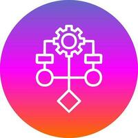 Algorithm Vector Icon Design