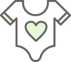 Baby shirt Vector Icon Design