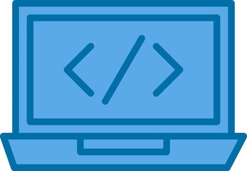 Coding Vector Icon Design