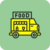 Food Truck Vector Icon Design