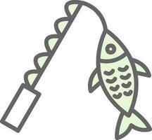 Fishing Vector Icon Design