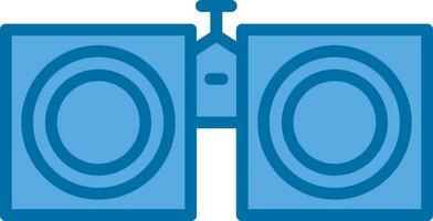 Binoculars Vector Icon Design