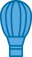 Hot air balloon Vector Icon Design